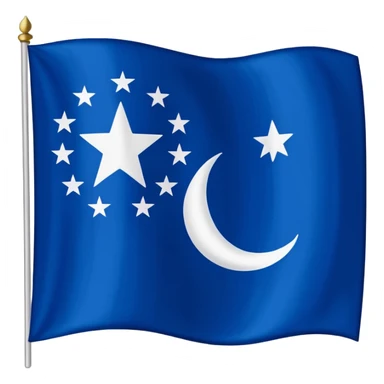 Gokturk flag emoji copy sticker