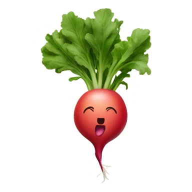Radish sticker