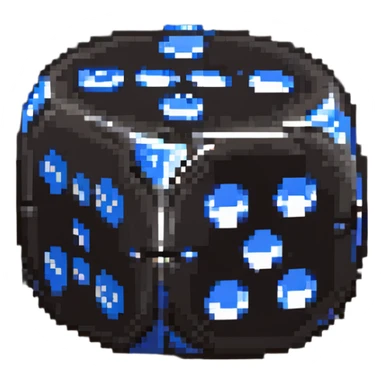 pair of ten-sided dice (d10) sticker