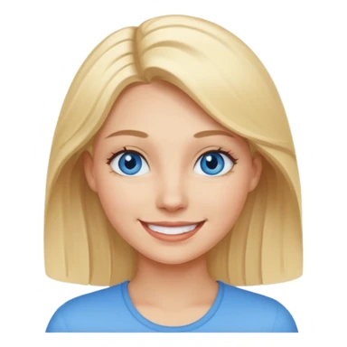 woman blonde sticker