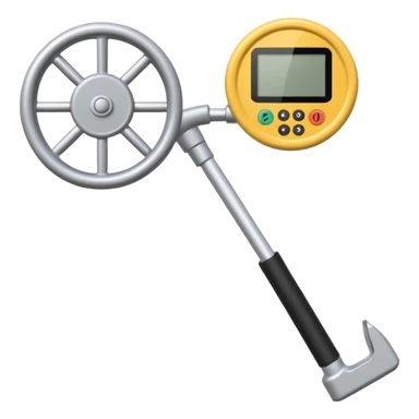 metal detector sticker