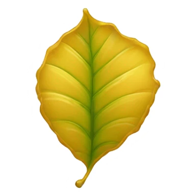 gota de agua color oro con una hoja dentro de la gota sticker