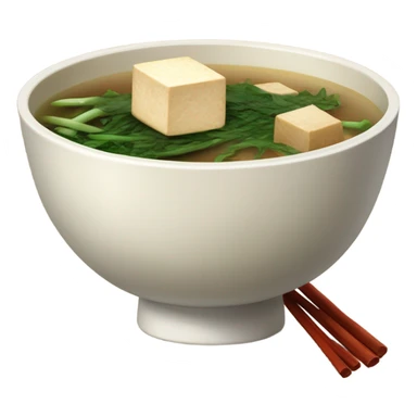 bowl of miso soup sticker