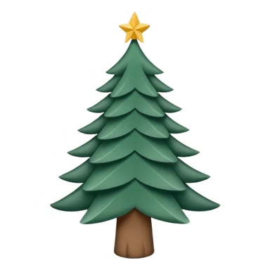 Lignes gravées dans papier en forme de petit sapin. Traits délicats. Logo pour réseaux sociaux. sticker