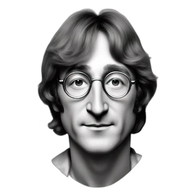 1964 John Lennon sticker