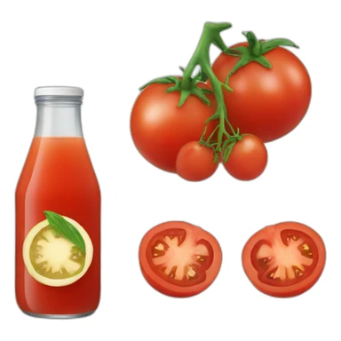 tomato juice sticker