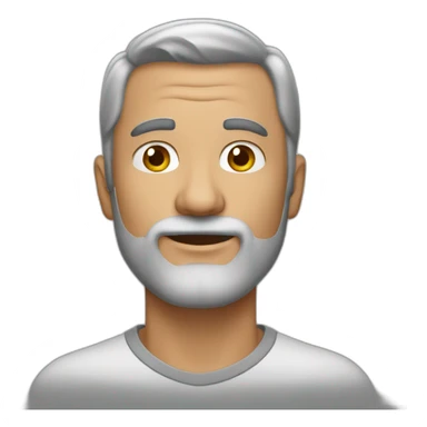 Mann-grauhaarig-without-beard sticker