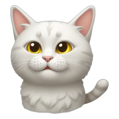 cat reeding the b sticker