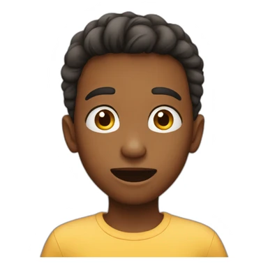 Kids talking secretly sticker