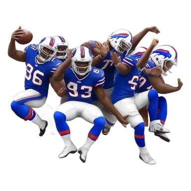 Bills mafia breaking a table sticker