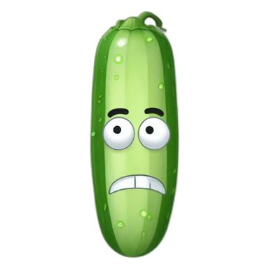 cucumber rick sanchez sticker