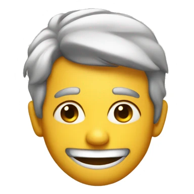 smirking face sticker