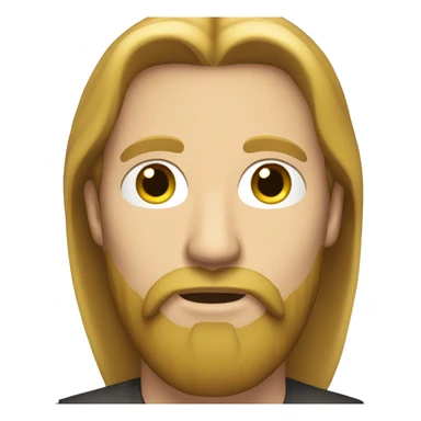 white man with long hair and beard builder sticker