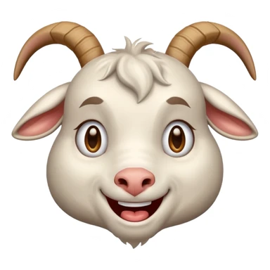 Goat Crying with laughter sticker