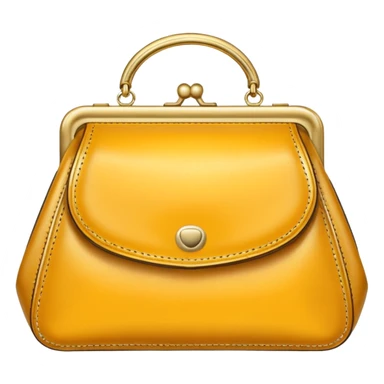 golden luxury purse sticker