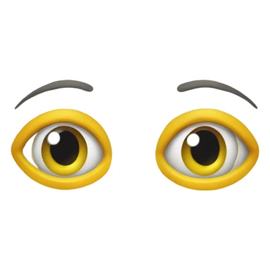 lopsided eyes, crooked teeth,gaps,yellow face sticker