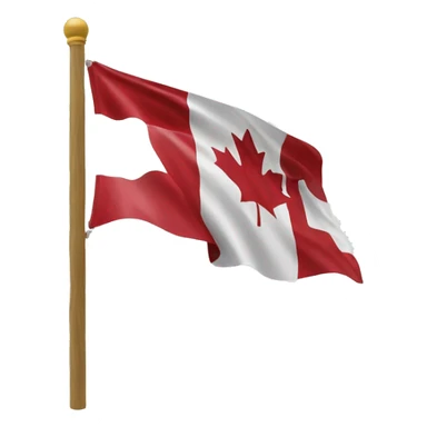 BC , canada flag  sticker
