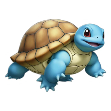 Squirtle on Blastoise's back sticker