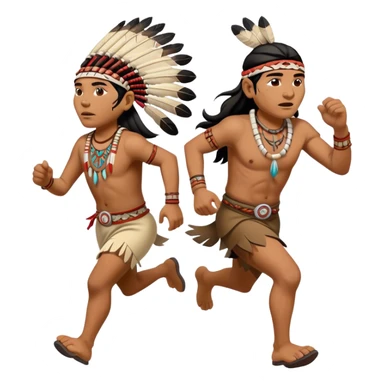 american Indians running sticker