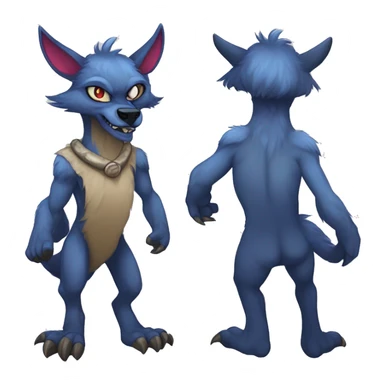 Cute Protogen-vernid-sergal-wickerbeast-fantasy-animal-fursona griffsnuff & LiLaiRa & Falvie full body sticker