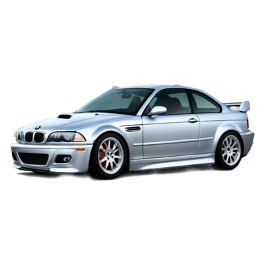 E46 with A big Turbolader sticker
