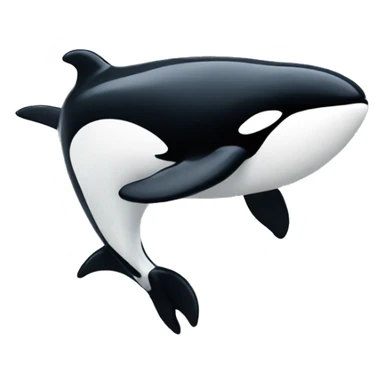 Happy orca with a top cap sticker