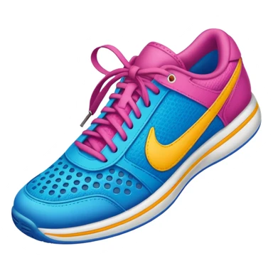 Colored tennis shoes sticker