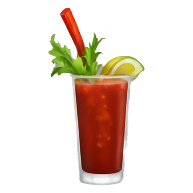 Bloody mary drink sticker