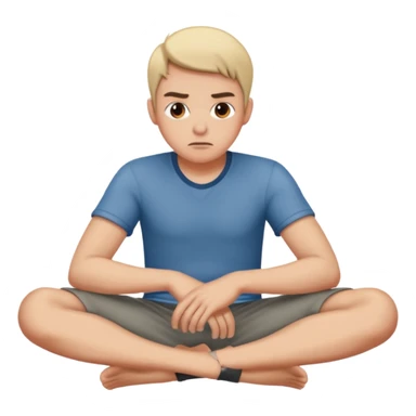 Sitting on edge sticker