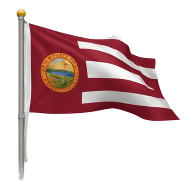 Iowa state university flag sticker