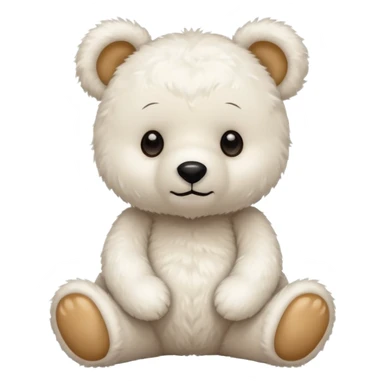 Oso de peluche blanco Adorable sticker