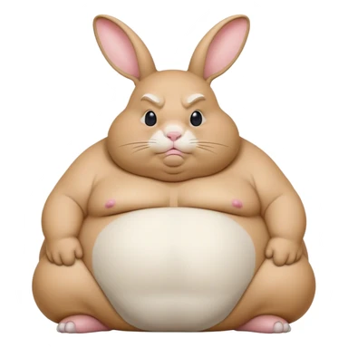 donald trump as big chungus sticker