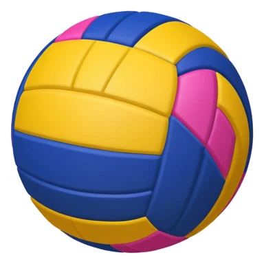 colourfull volleyball sticker