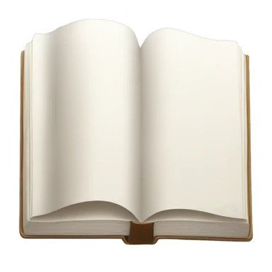 closed book with white cover sticker