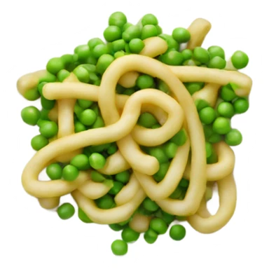 bucatini with some peas sticker
