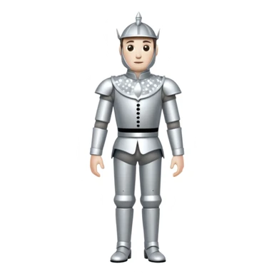 Tin Man from The Wizard of Oz with silver sequin outfit sticker