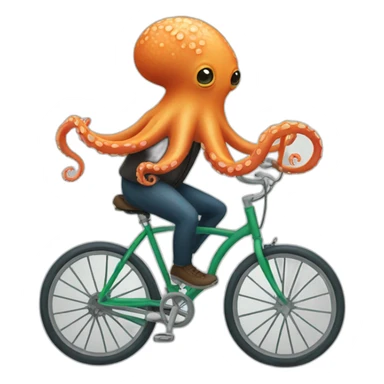octopuss-riding-a-bicycle sticker