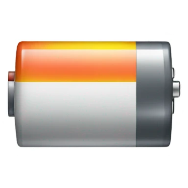 Low battery  sticker