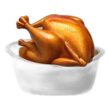 fried turkey in fat bath sticker