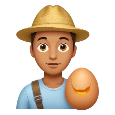 egg tourist hero sticker