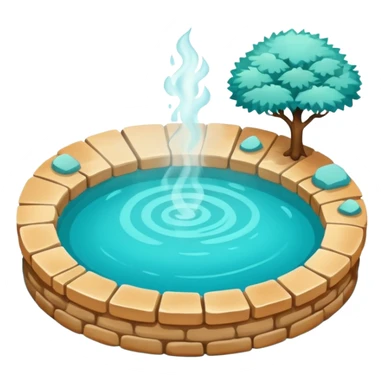 thermal spring sticker