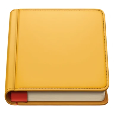 make a soft yellow book emoji sticker