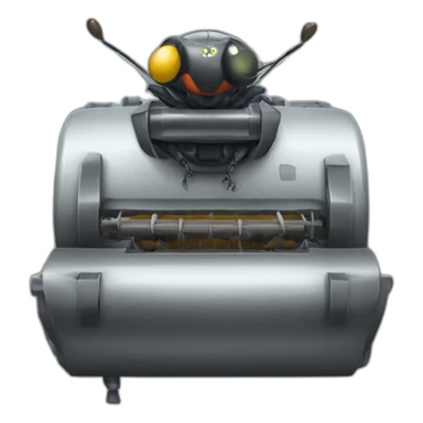 fly chest machine  sticker