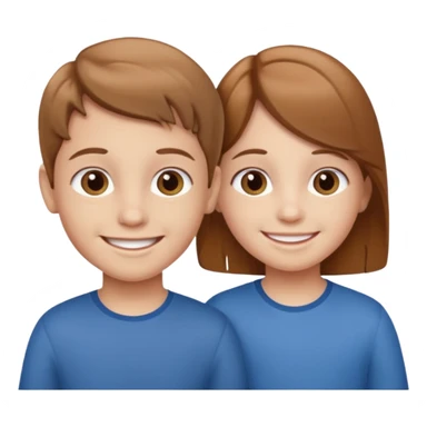 İkiz çocuk sticker