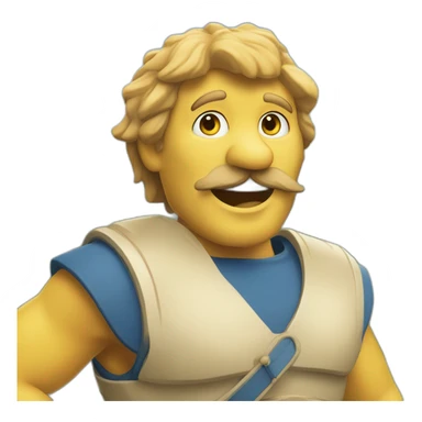 Toutatis in parc asterix sticker