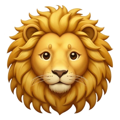 Realistic lion with a sun behind it sticker