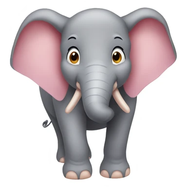 Elephant pig dora sticker