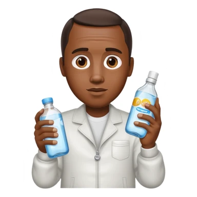 Diddy holding baby oil sticker