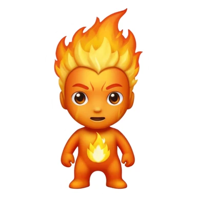 A mini heatblast but a cute one sticker