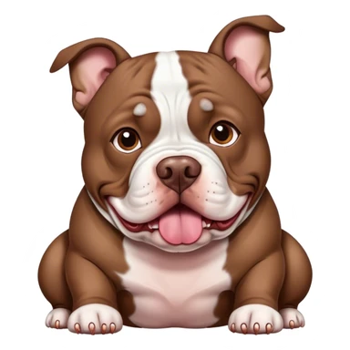 Américain Bully xxl brown chocolatmerle  sticker